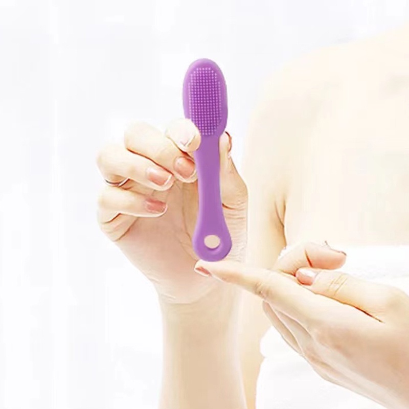 Silicone Finger Cleansing Brush Komedo Wajah Hidung/Pembersih Pori/Pembersih Komedo - Sikat Komedo T-Zone