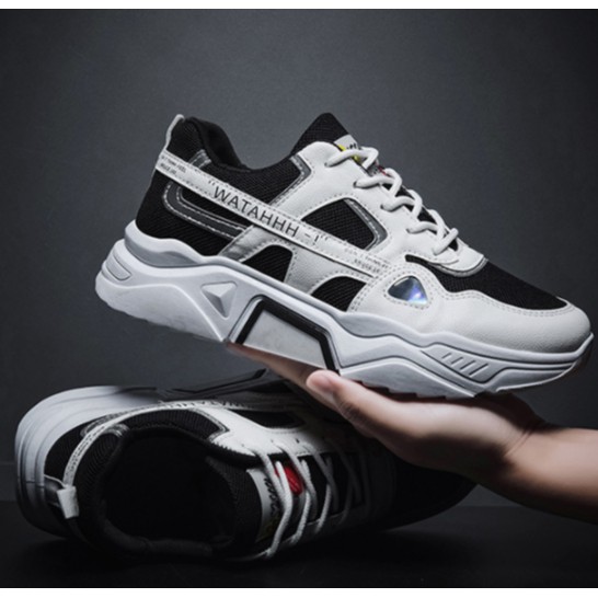 TBIG [COD] Sepatu Pria WTH  Import Fashion Sepatu Import Pria Sekolah Kuliah Sepatu Murah Import