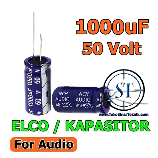 Elco  Elko Kapasitor Capacitor 1000/50 1000uF/50 1000/50V 1000uF/50V 1000uF/50 1000/50V 1000uf 50v High Quality Isi Full mengkilap