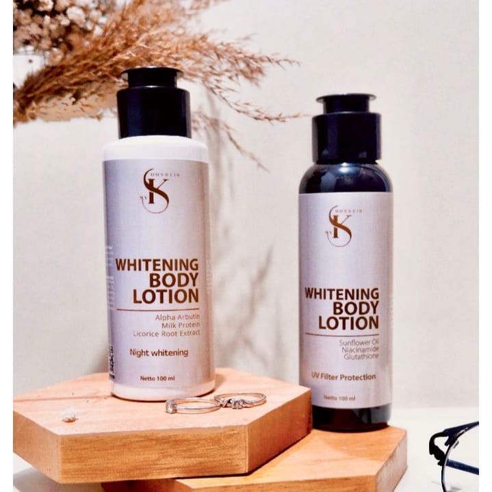 MY SKOONHEID Paket Body Extra Whitening Night & Whitening Day Free Gift