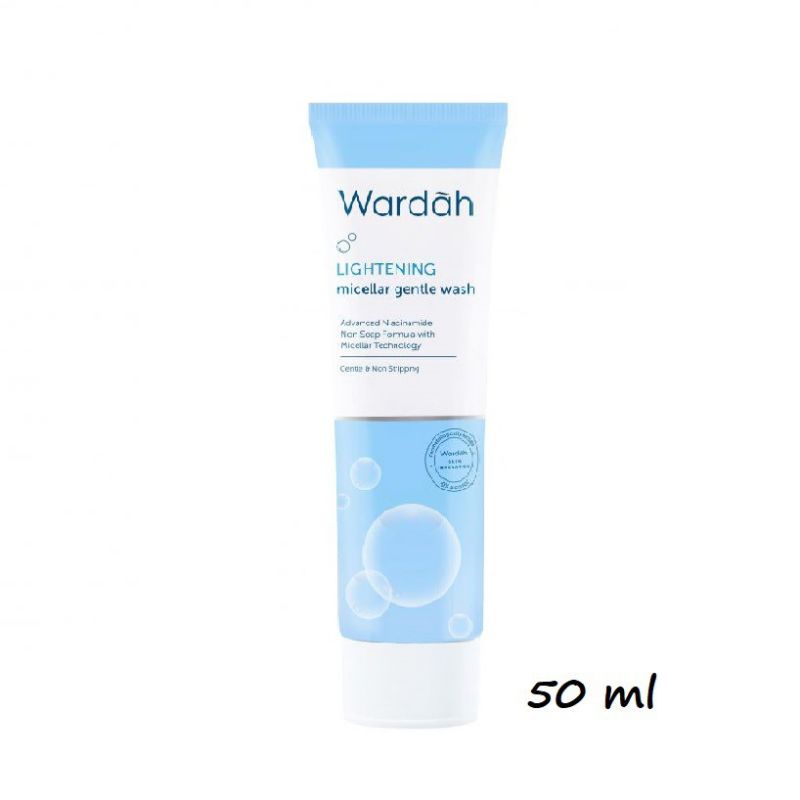 Wardah Lightening Micellar Gentle Wash 50ml &amp; 100ml