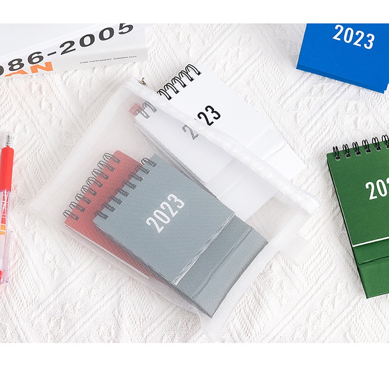 ღ 2023 Halus Mini Kalender Pesan Desktop Catatan Harian Scheduler Meja Planner Kreatif Sederhana Canggih Dekorasi Desktop Kantor Alat Tulis Sekolah perlengkapan