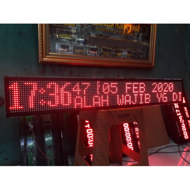 

JADWAL SHOLAT P7 MERAH. 12X97CM
