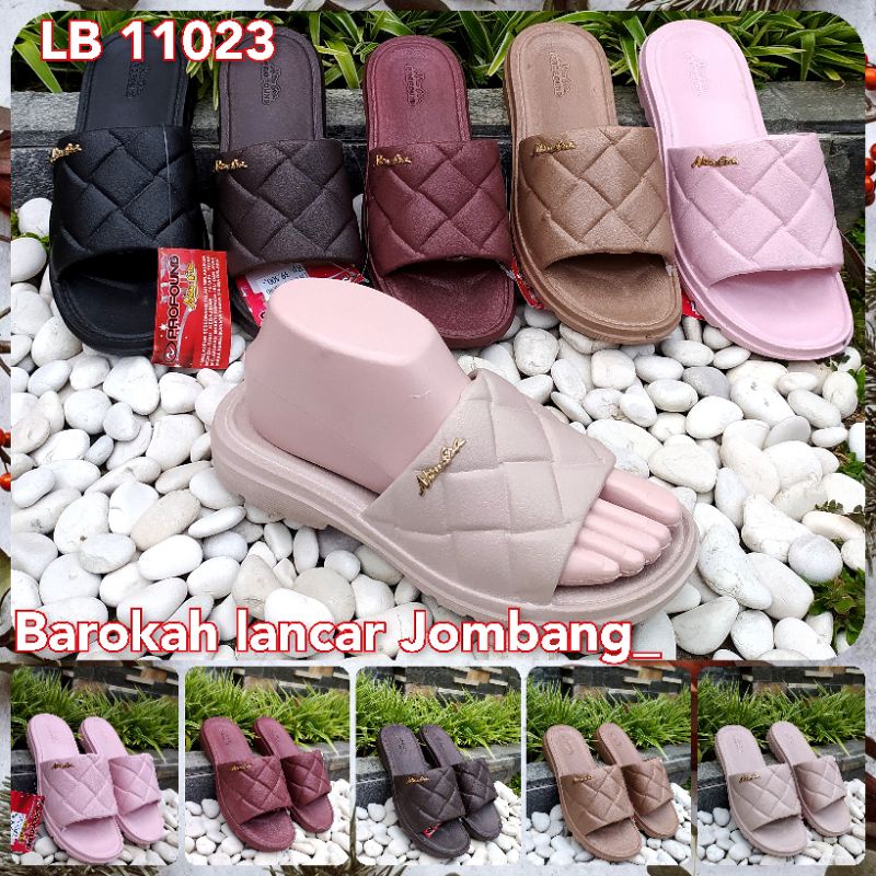 SANDAL SLOP KARET WANITA NEW ERA LB E 11023  100% ORIGINAL BY NEW ERA