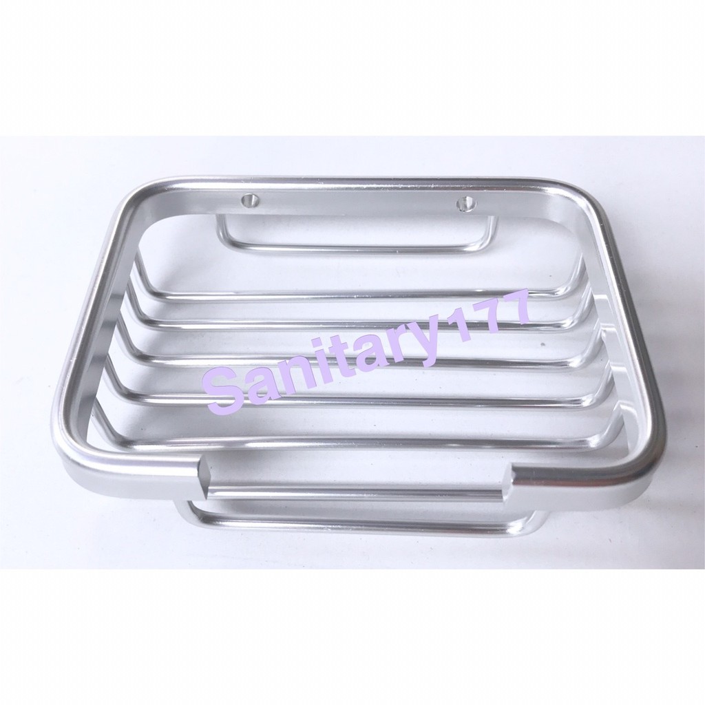 Rak sabun batang KAWAT aluminium  - tempat sabun Dispenser soap rack kamar mandi anti karat /D53