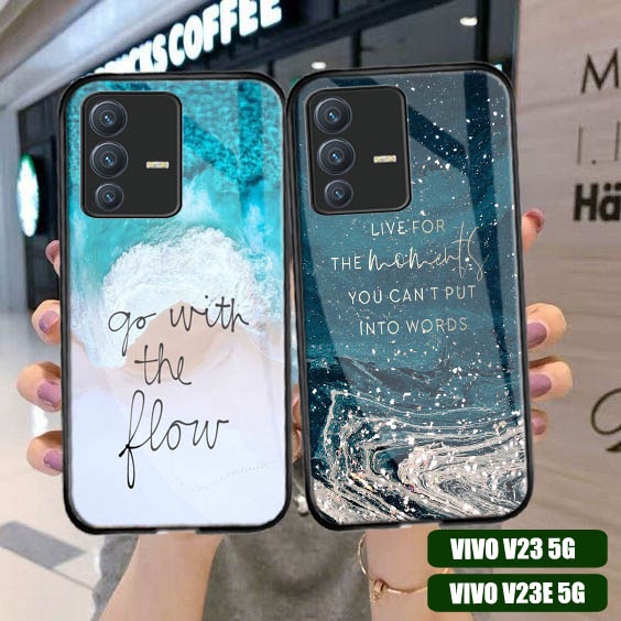Softcase Kaca VIVO V23 5G VIVO V23E [M176] Casing HP Vivo V23 5G Vivo V23E - Case HP Vivo V23 5G Viv