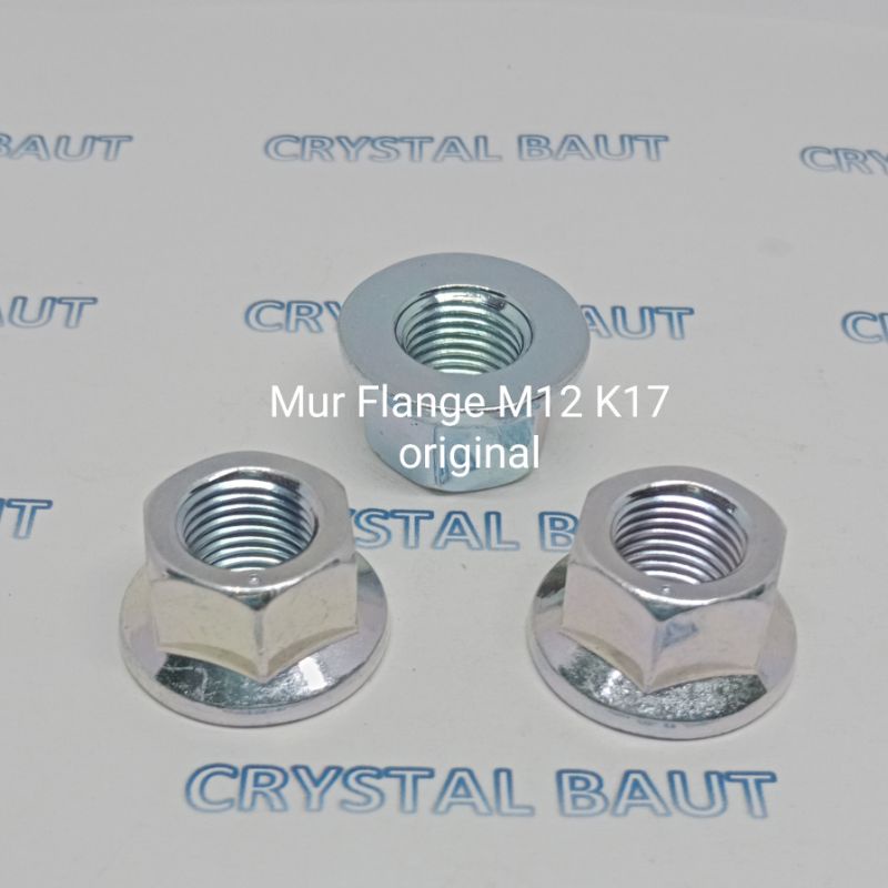 Mur As Roda Belakang Suzuki Mur Flange M12 Kunci17 drat 125 Atau Mur Magnet motor Yamaha dan Mur magnet kawasaki Ninja