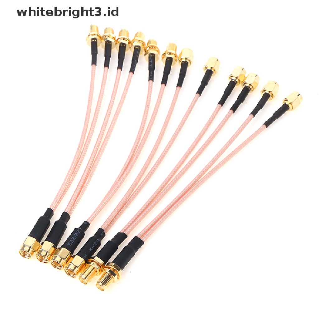 (whitebright3.id) Kabel Jumper Splitter Tipe Y SMA Male Ke 2 Female