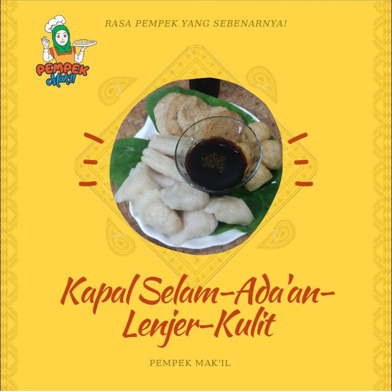 

PEMPEK PALEMBANG KECIL CAMPUR KAPAL SELEM, LENJER, ADAAN, KULIT (10 pcs)