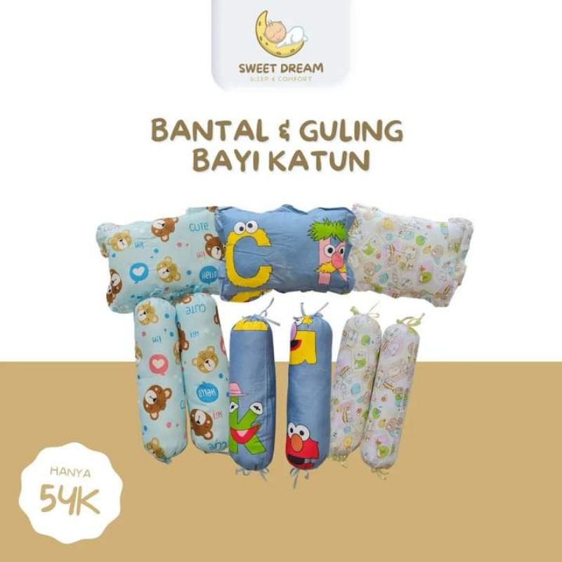 bantal bayi + guling bayi karakter