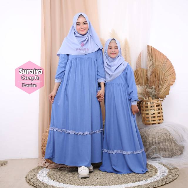 Suraiya dress Denim by Fania Hijab
