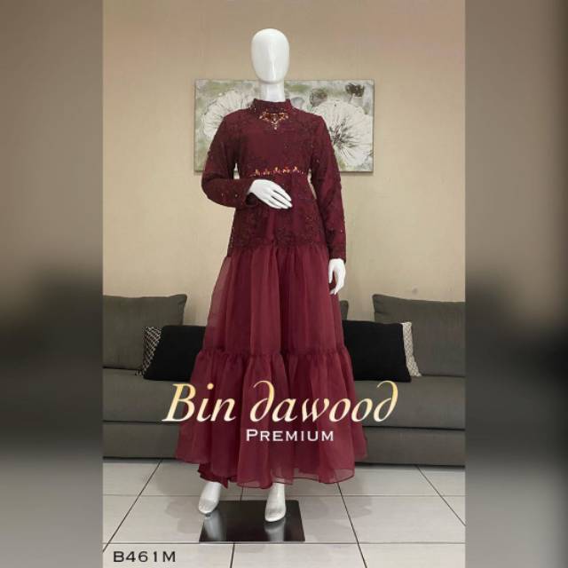 New arrival gamis pesta bin dawood premium