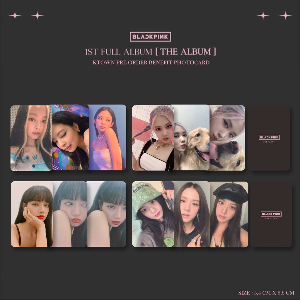 [Photocard] BLACKPINK The Album Ktown POB