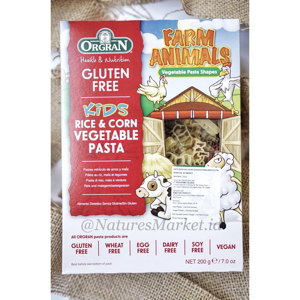 

Diskon Gila!! Orgran Vegetable Animal Pasta 200g