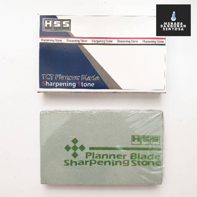 Batu Gosok TCT HSS Hijau 6&quot; Inch / Asah Pisau Planner Blade Sharpening Stone