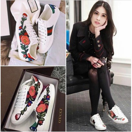 SEPATU GUCCI YF35 PUTIH