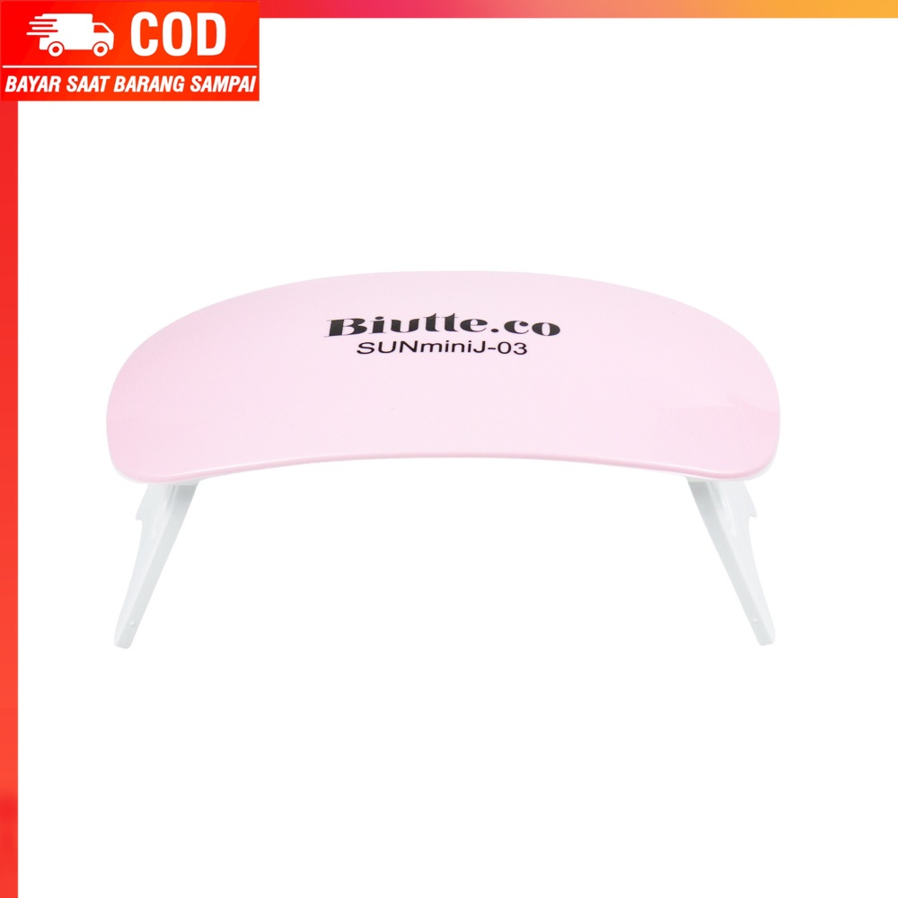 (100% BARANG ORI) Biutte.co Pengering Kutek Kuku UV LED Nail Dryer 6W - J-03