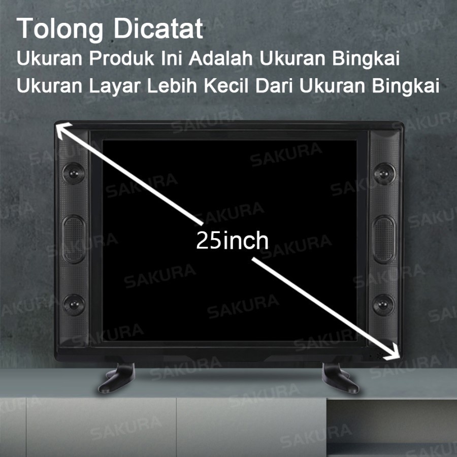 *Fujiyama*  Digital TV LED TV 25 INCH HD Ready FHD TV  Monitor Pc/Gaming/Komputer TV  Murah TV