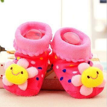 Kaos Kaki Sepatu Bayi Karakter 3D Lucu Kaos Kaki Anti Slip Murah Produk Import DD375 COD