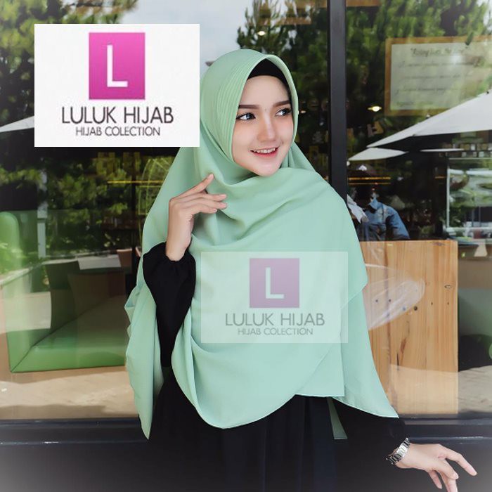 Daily Khimar Jilbab Hijab Kerudung Instan Bergo Jumbo Syari Instan Pet Antem Simple Penguin wolfis