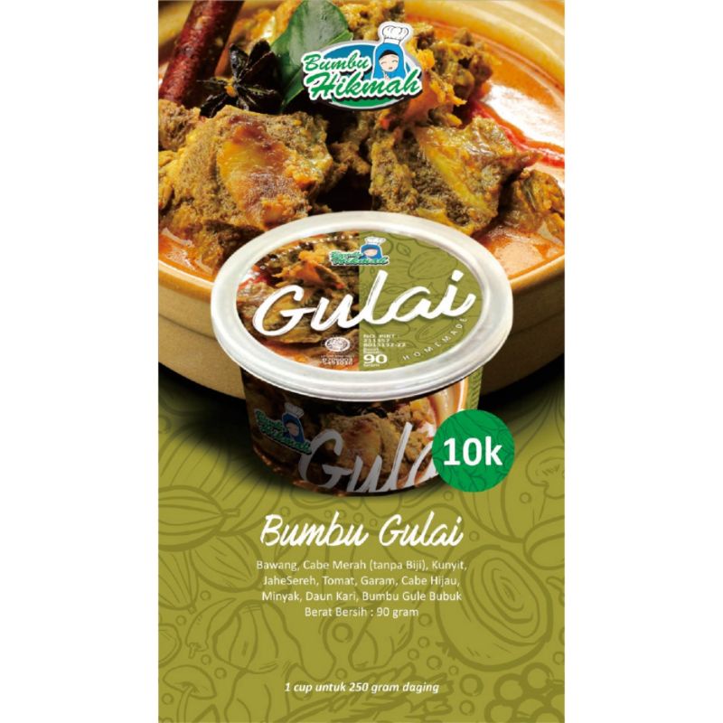 

Bumbu Hikmah GULAI NON-MSG
