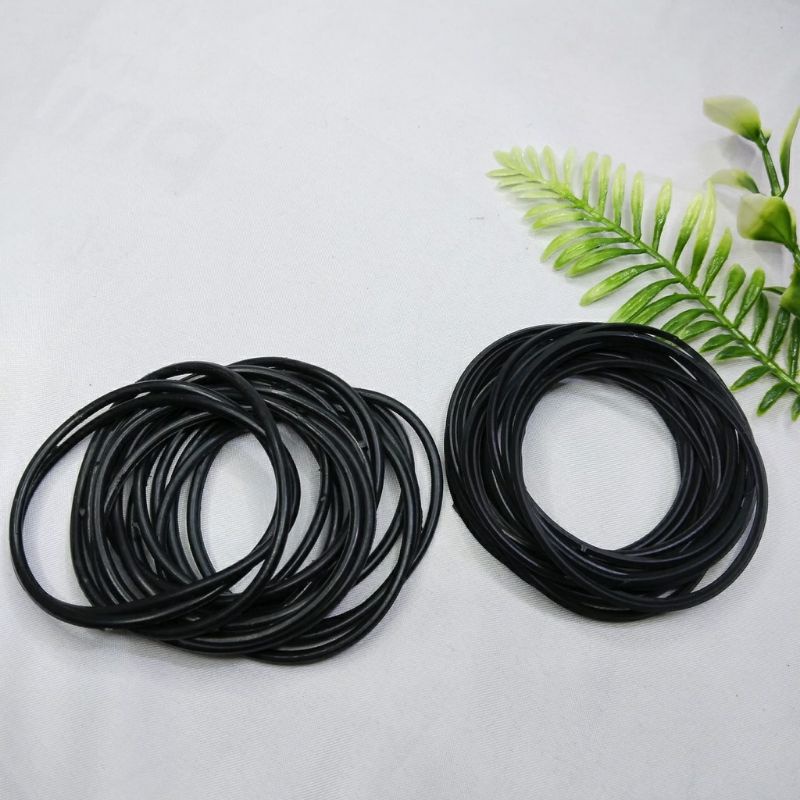 Karet Gelang Hitam Polos | Gelang apertemanan