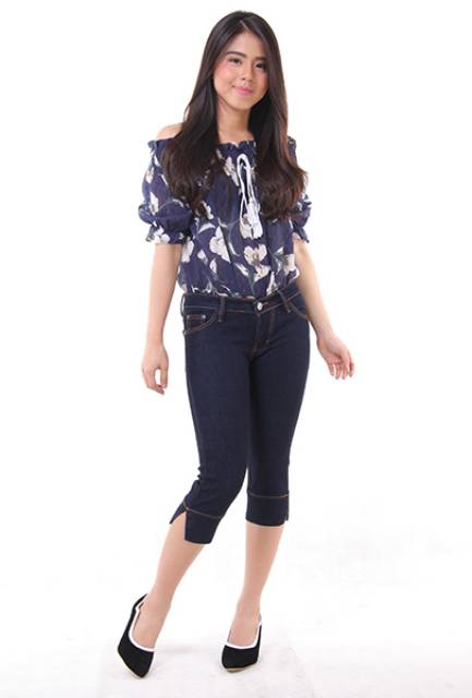 Celana Pendek 7/8 Denim JSK Jeans Original Produk Jeans Wanita Big size Jeans