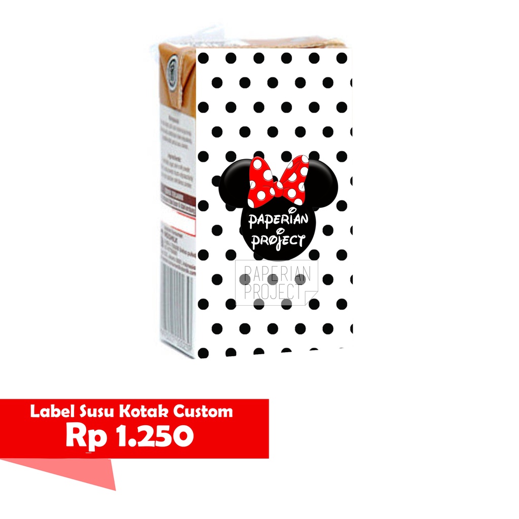 

Label Susu Kotak / Botol Custom