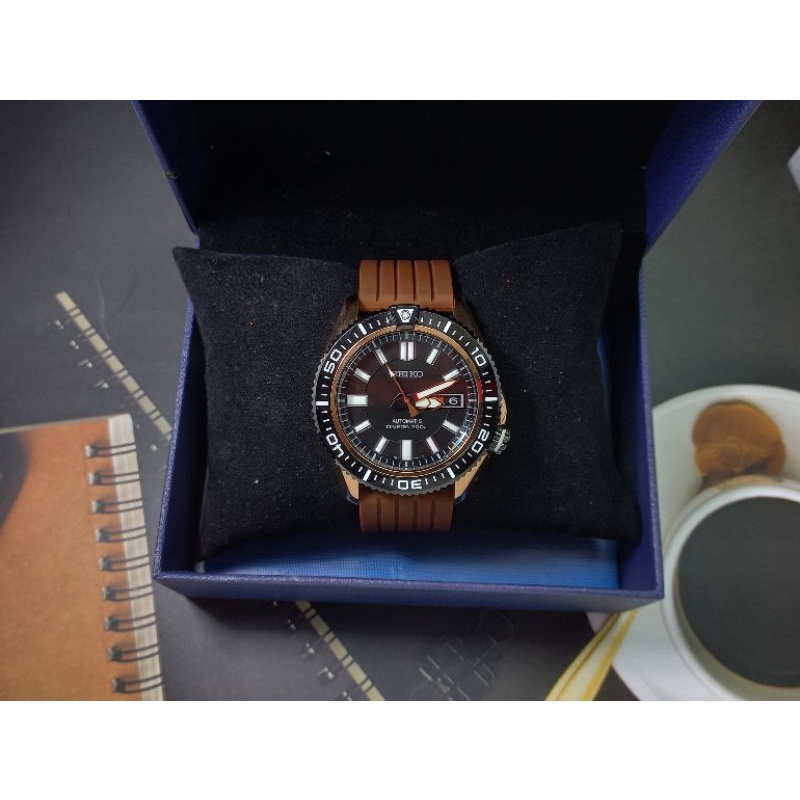 Seiko Superior Stargate Scuba Diver SKZ330 Automatic Gold Plated Watch