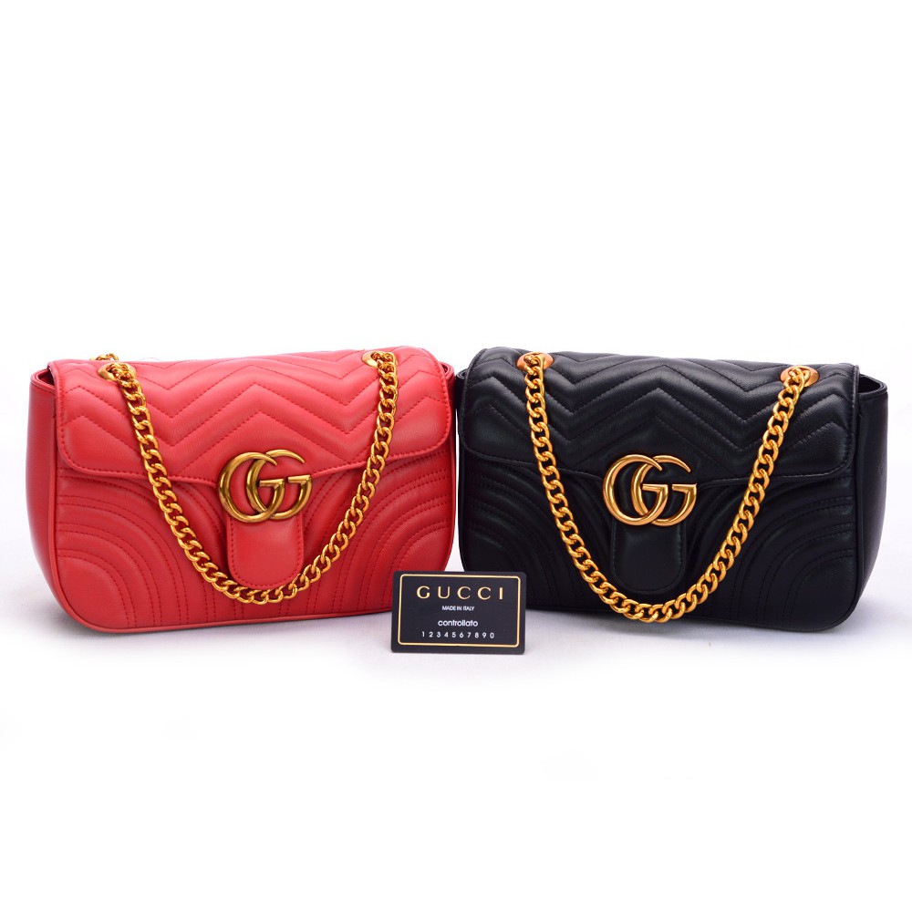 BOX LENGKAP Tas Gucci Shoulder GG 