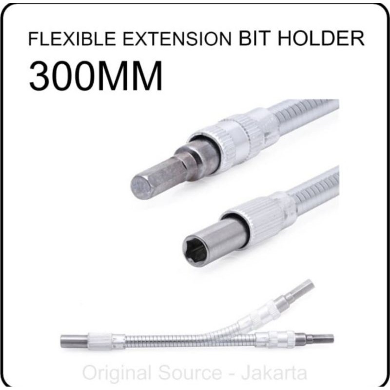 Flexible Stainless Konektor Bor Obeng / Sambungan Fleksibel Bor / Flexible Extension Holder