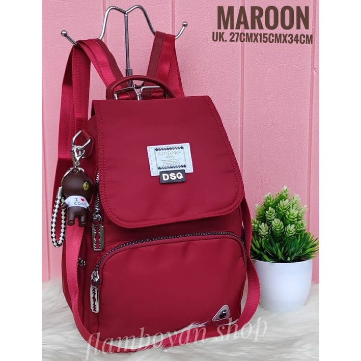 RANSEL WANITA FASHION IMPORT DSQI 2IN1 2#