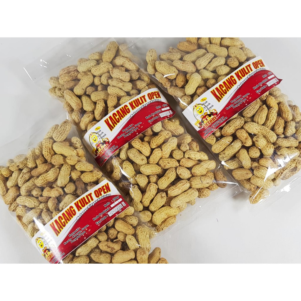 

Victory Snack - Camilan Kacang Kulit Open berkualitas dan murah isi 200 gr