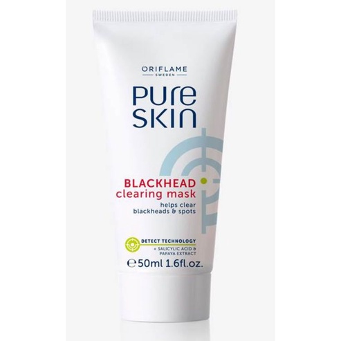 PRODUK DISKON HEBOH  pure skin blackhead clearing mask,produk oriflame oriflame original, oriflame m