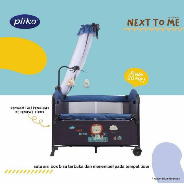 Baby box pliko next to me 828 / box bayi pliko bisa buka samping /tempat tidur bayi baru lahir