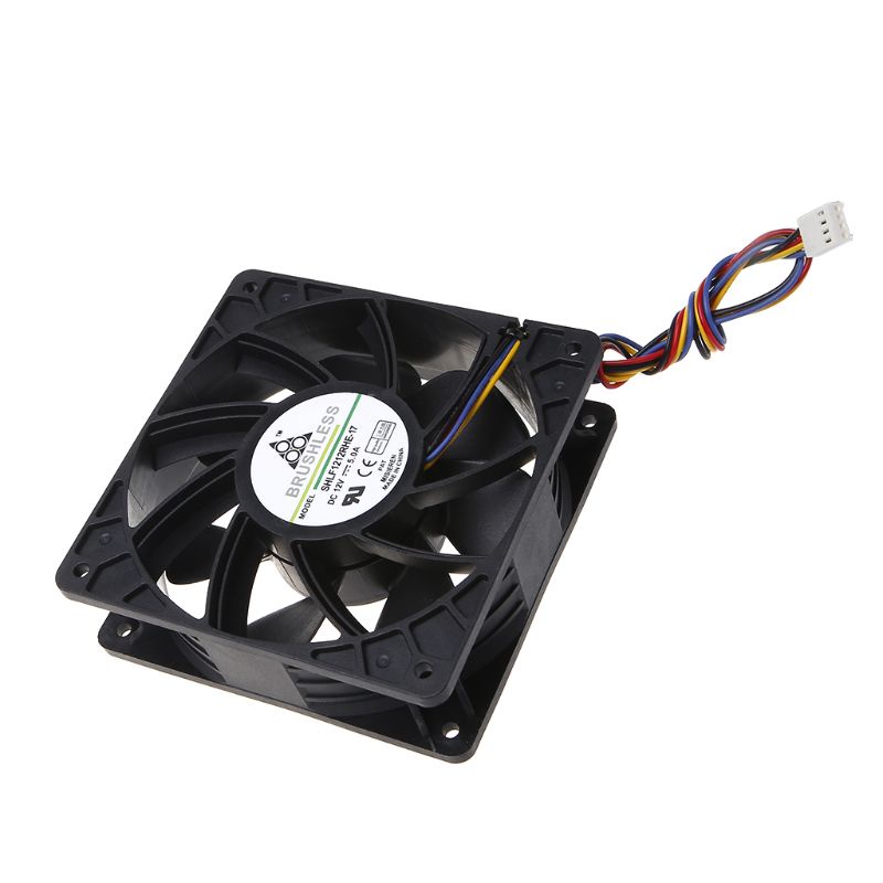 Bt Dual Bearing CPU Cooling Fan DC12V 5A 12cm 12038 PWM 7500RPM Kipas Pendingin Airfolw Tinggi Tidak Berisik Untuk Sasis PC S7 S9