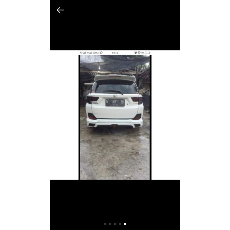 bodykit mobilio 2014 belakang
