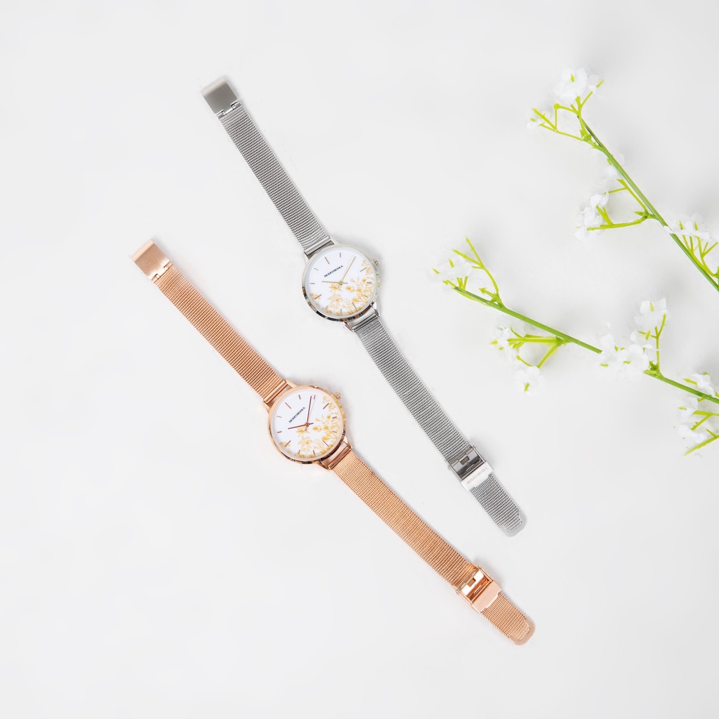 Original Berrybenka - Jam Tangan Wanita Sofia Clay Floral Premium Kekinian