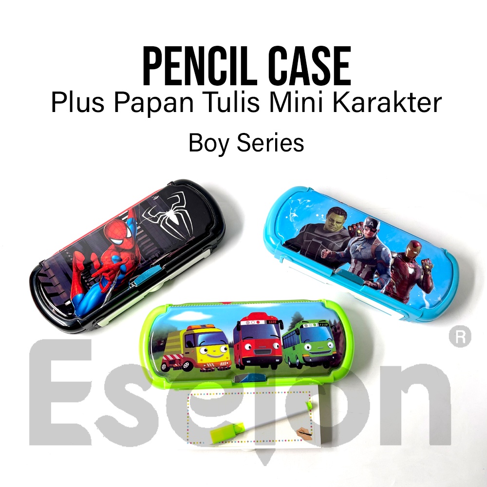 Kotak pensil magnet papan whiteboard+spidol karakter XU-6605-2