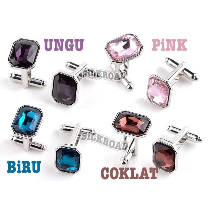 Cufflink Manset Cuff Link Cufflink Kemeja Dasi Square Kotak