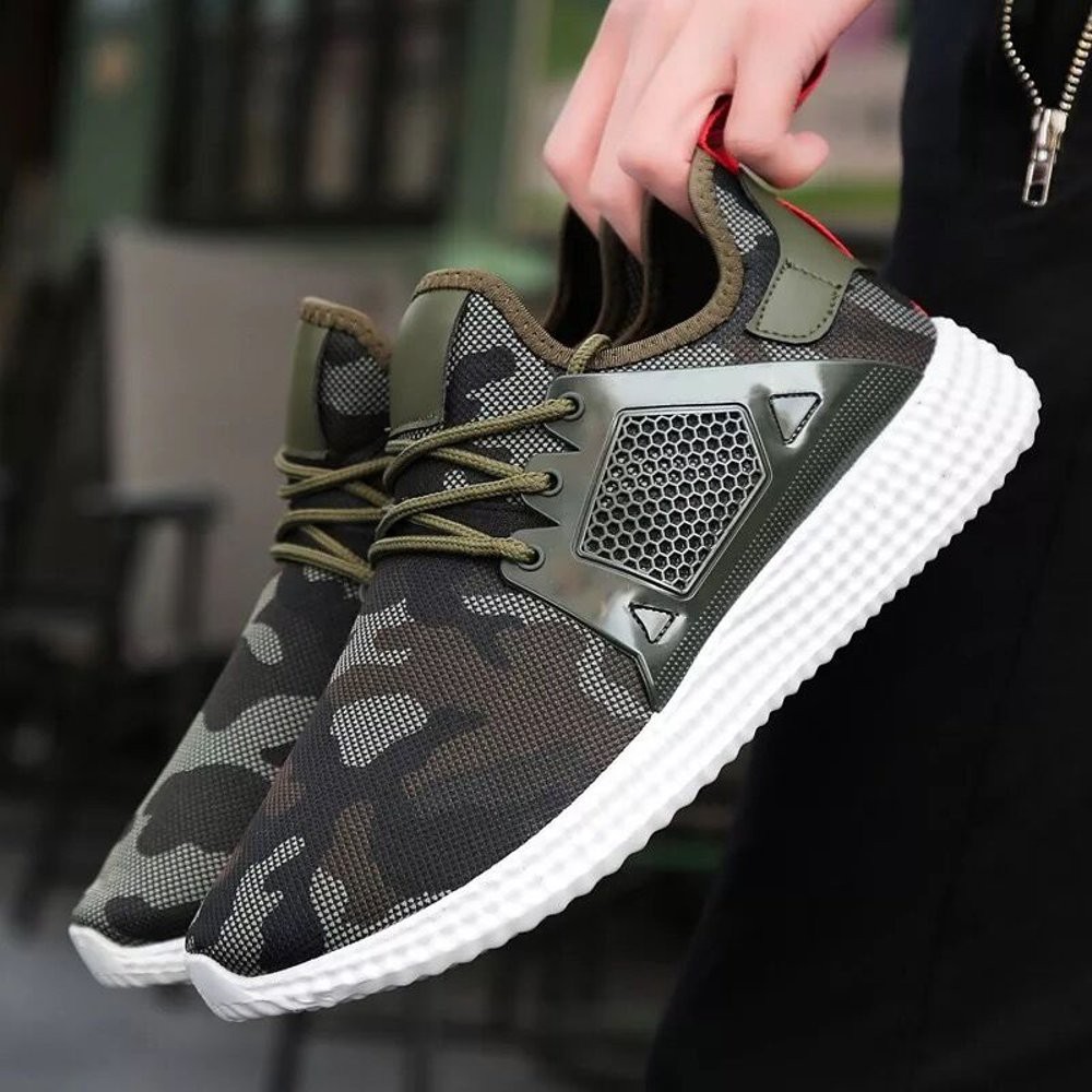 WAADOO Sepatu Pria Booster Sneaker Pria Olahraga - Hijau