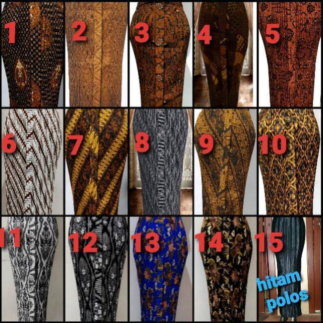 Plisket ROK BATIK PLISKET PLUS WIRON wiru wiru kebaya 