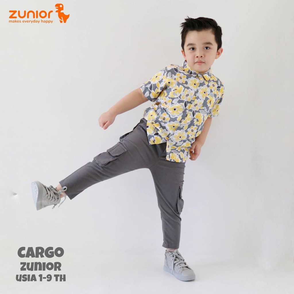 Zunior Celana Cargo Anak Laki Laki | DUO KRUCILS