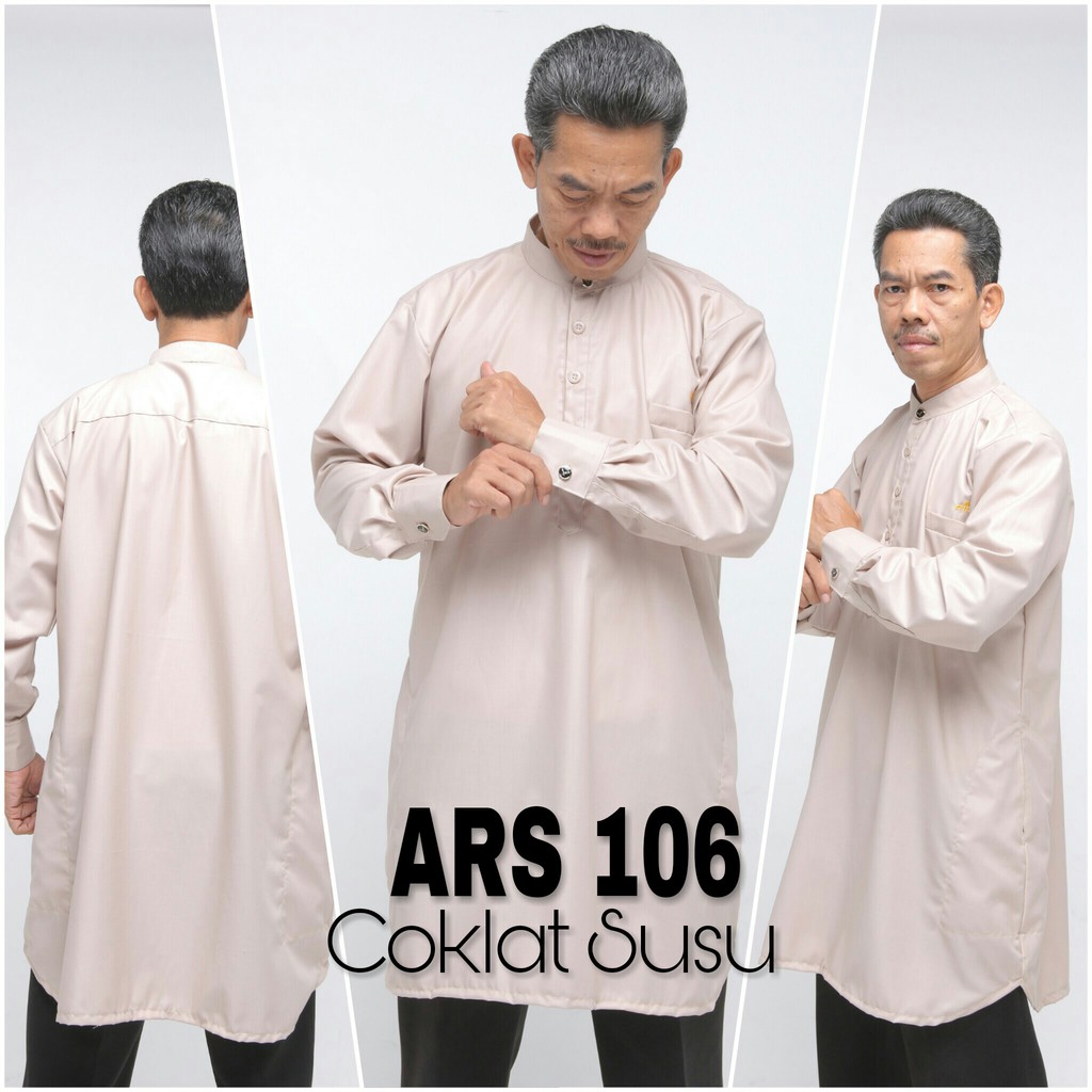 Promo Baju Koko Pria Warna Gold Diskon