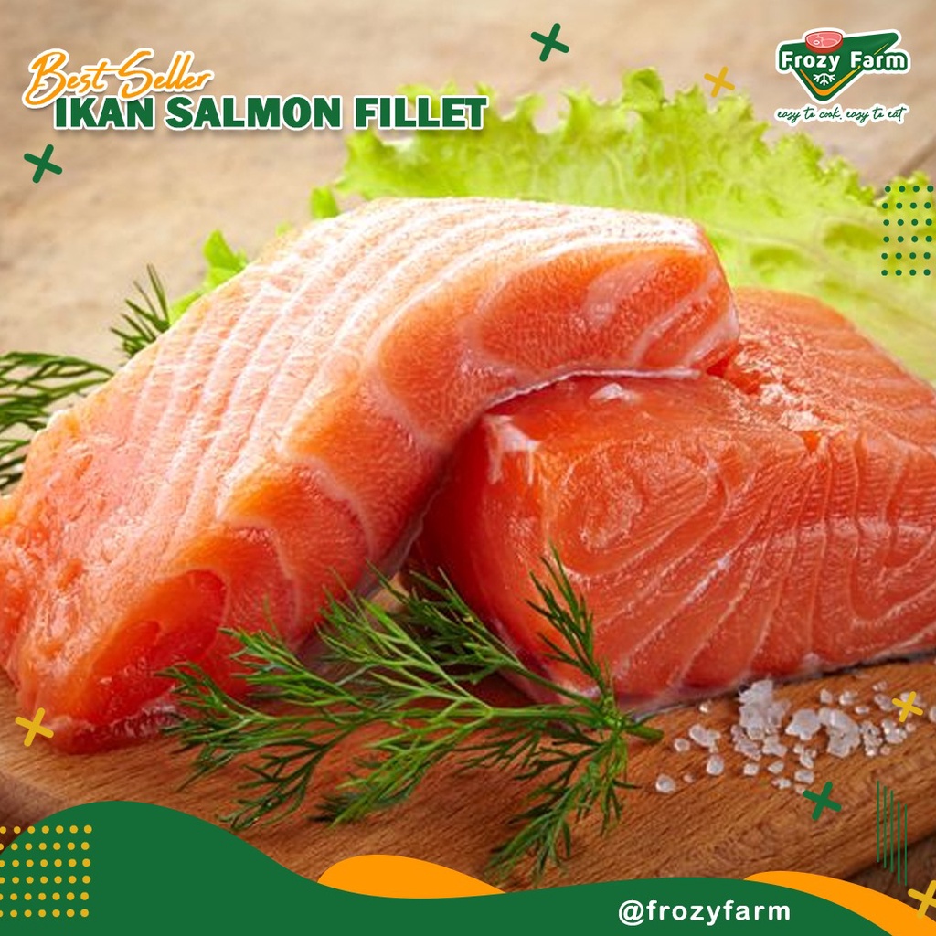 

Salmon Fillet 240 Gram / Norwegian Salmon Premium Fillet Fresh