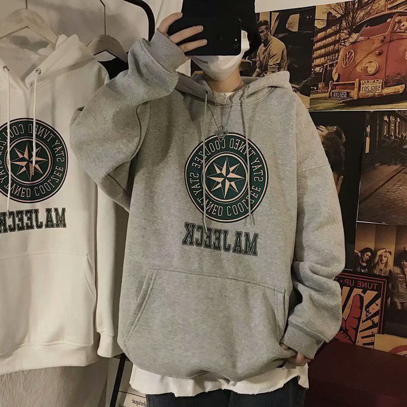 Hoodie MAJEECK BIGSIZE (S - 6XL) Jaket Jumper Fleece Streetwear Korean Harajuku Urban Style Jumbo Oversize Star Logo Staytuned