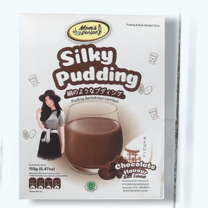 

Silky pudding Chocolate Coklat 155 gr / jelly silky lembut premix agar ager