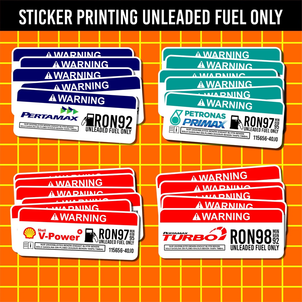 

JP Store Sticker Tangki Stiker Bahan Bakar PERTALITE PERTAMAX TURBO Setiker SPBU RON Viral Anti Air