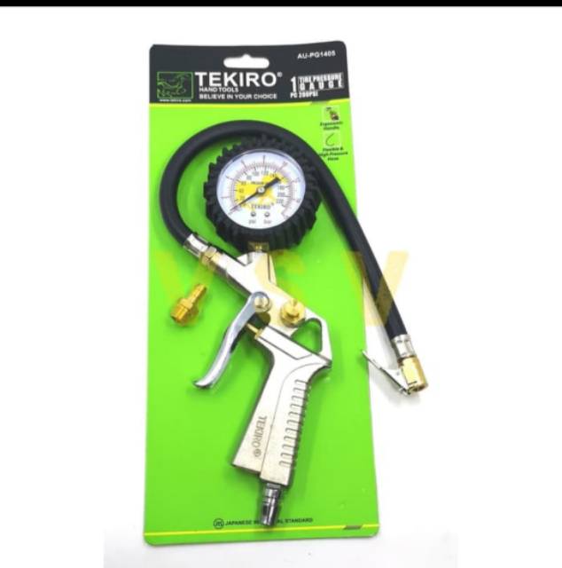 TEKIRO Pengisi Angin 3 Fungsi / pressure gauge 3 In 1