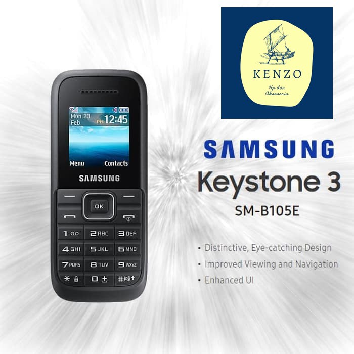 Samsung Keystone 3 B105E Garanse Resmi HP HANDPHONE HP MURAH ANDROID RAM IPHONE HAPE TABLET